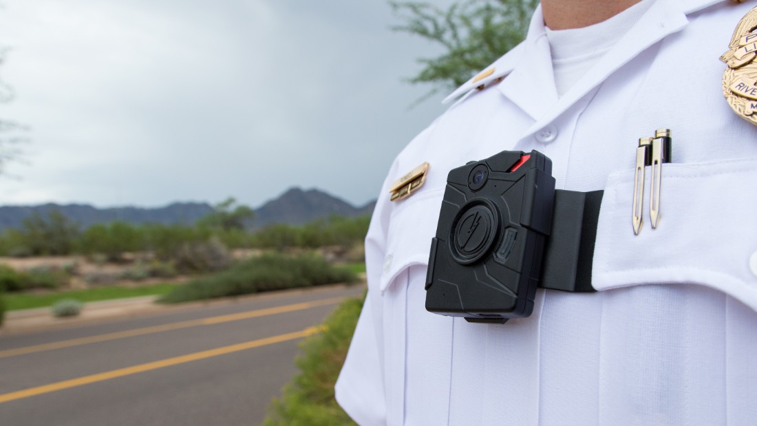 camera in traffic police shirts