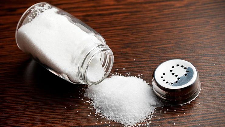 Excess of salt