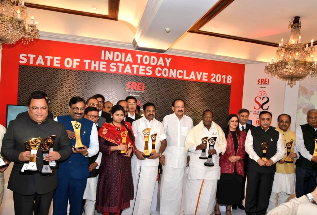 India today honors 4 awards to tamilnadu