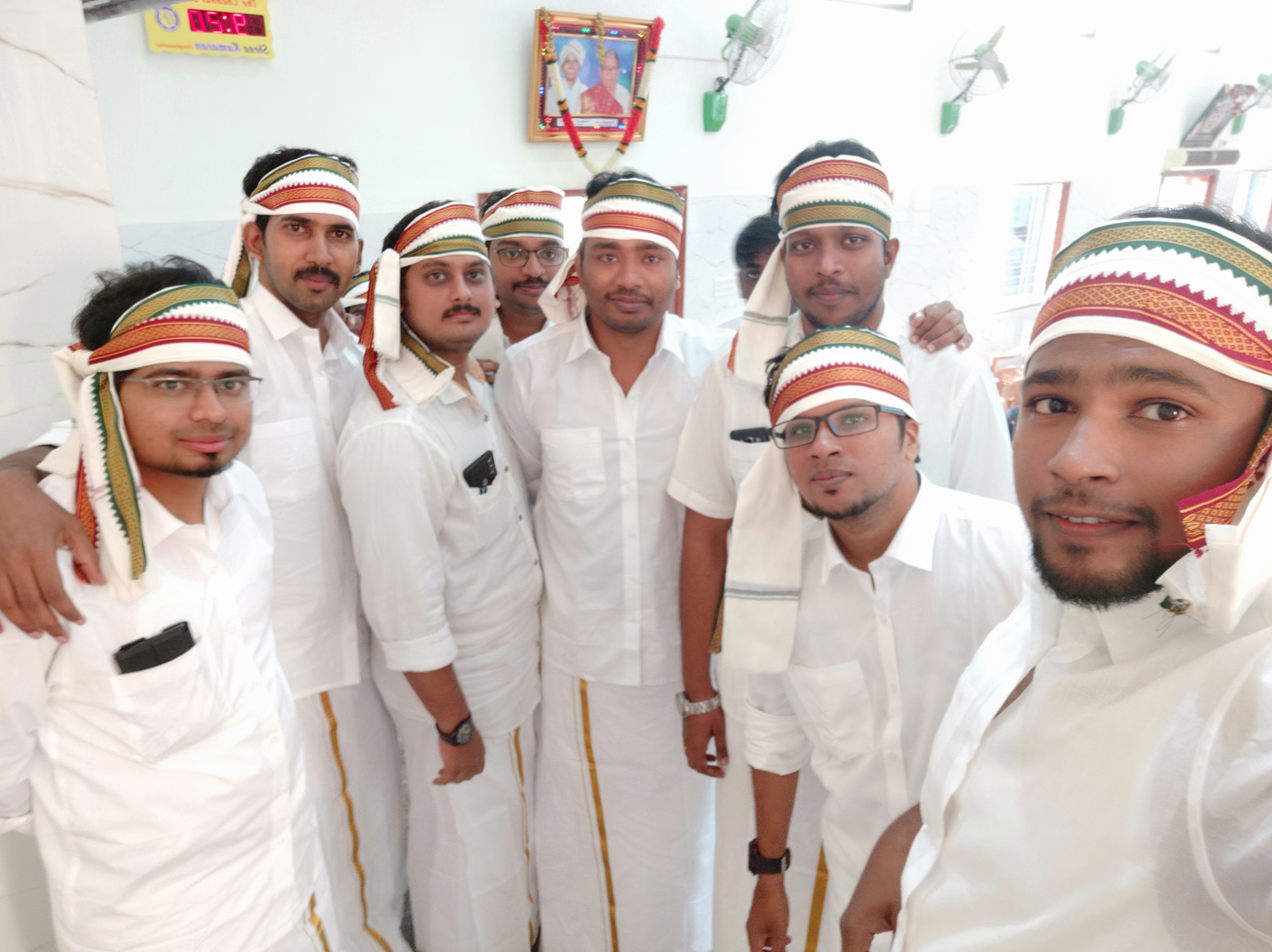 doctors in tamil traditional dress