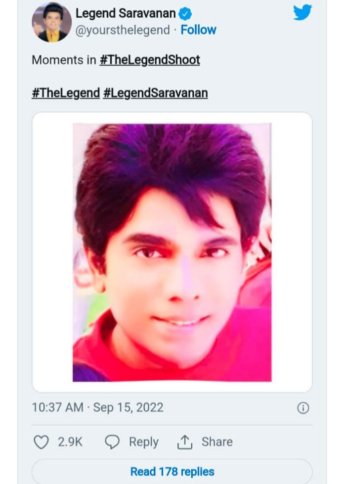 Actor legend saravanan