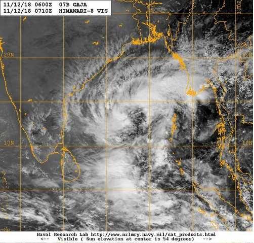 damage expected because of kaja cyclone