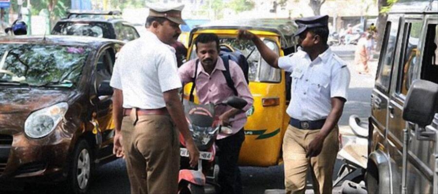 camera in traffic police shirts