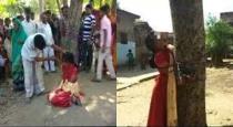 girl beaten in front of parents