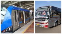 Chennai metro an outstation buses stopped