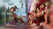 groom-touching-the-brides-leg-wedding