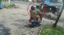 Kerala two police escaped from car accident viral video