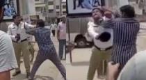 men-attacking-a-traffic-police-in-andhra