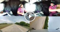 bus-fell-down-after-bus-driver-sleeping-viral-video