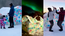 Finnish-malayalee-family-winter-ice-igloo-viral-video