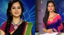 Sun news reader anitha trending in social media