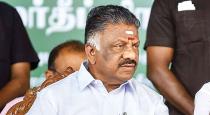 TN deputy CM OPS admitted in chennai hospital