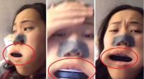 harmonica-struck-in-young-girl-mouth-while-doing-tik-to
