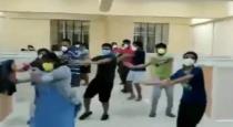 Asymptomatic COVID19 positive patients organised a flash mob at a COVID care center