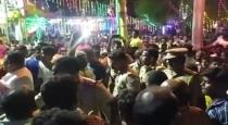 Sivaganga Adi Festival Devottes Fight 