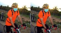 ajith-drive-by-cycle-600-kilo-meters-for-valimai-movie