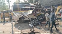 Tirupattur Vaniyambadi Ambur NH Lorry Van Accident 4 Died