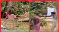Andra Pradesh Gundur Mother Attacks by Son Video Goes Viral Official Warn Son 