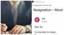 Employee-two-line-resignation-manager-reply-viral