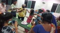 Chennai corporation officers celebrated gujarat child birthday during lockdown