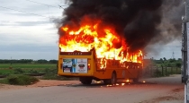 ranipet college bus fire accident