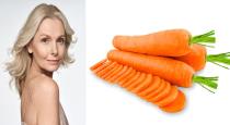 Carrots in our diet every day to be beautiful and light with health