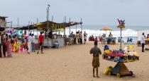 Famous actress rangammal selling kerchief in beach