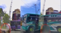 Conductor death by fall down from bus when turning  