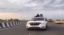 chennai Minjur Vandalur Outer Ring Road DMK Flag car Stunt 