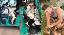 Africa Ghana Meat Dogs Rescued by Social Activist Animal Lover