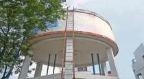 nellai collector climed 105 feet water tank