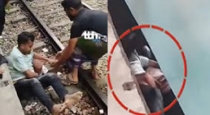 Heroic Father Saves Toddler from Oncoming Train in Bangladesh, Viral Video Stuns Viewers