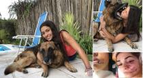 Girl attacked by dog while taking photo