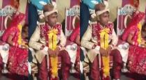 Groom got angry on marriage stage video goes viral