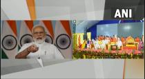 Prime Minister Narendra Modi Open Hanuman Statue Gujarat