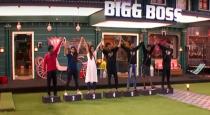 Bigboss contestants enjoyed in sandy house