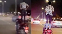 Gujarat Ahmedabad Youngster Stunt Later Arrested by Cops 
