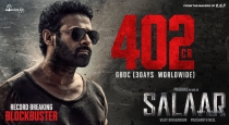 Salar movie 3 day collection 402 crores 