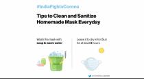 Simple tips to clean and sanitize masks for reuse