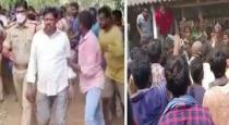 andhra-peoples-attacked-mla-and-rescued-police