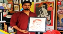 Vijayakanth fan draw vijayakanth with his blood seerkazhi 
