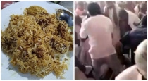 in Pudukkottai DMK Meeting People Want Biryani 