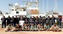 Indian Coast Guard ship Agrim Rescued 7 Indian Fisherman Trapped by PAK Coastal Guard 