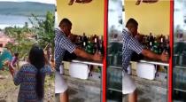 Indonesia Massive Earthquake Man Safe to Liquor Bottles on Hand Video Goes Viral 