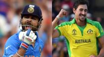 India vs Australia first odi match update