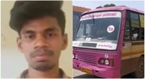 Ariyalur Pappakudi Youth throw petrol bomb govt Bus 