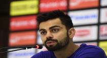 kohli angry on interview after match