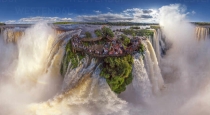 brazil iguazu falls flood