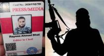Jammu Kashmir 2 Terrorist Encounter One Identified Former Journalist 
