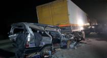 Karnataka Bangalore Nice Road Car Lorry Accident 4 Died 6 Injured 